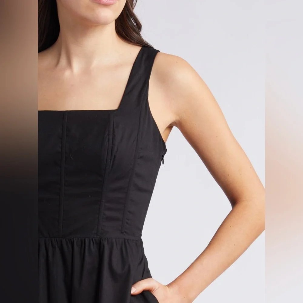 Chealsea28 Sleeveless Corset Bodice Dress - Picture 4 of 14